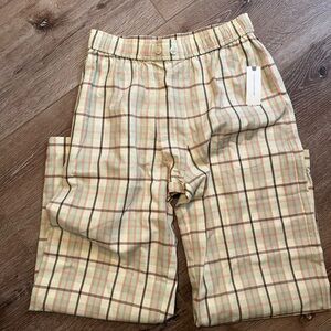 Lyrebird Flannel PJ Pants Anthropology Plaid XS NWT